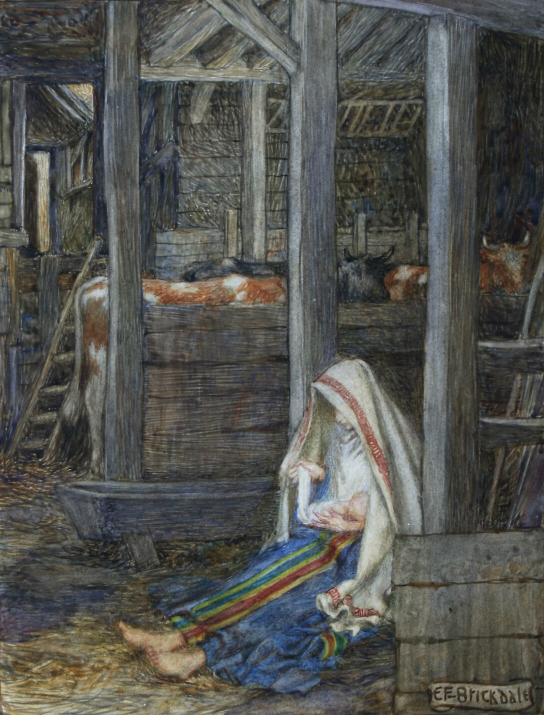 Mary in the Stable