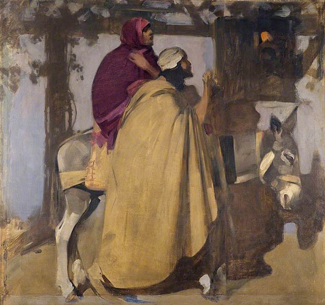 Melville, Arthur; Christmas Eve: 'And There Was No Room for Them in the Inn'; National Gallery of Scotland;