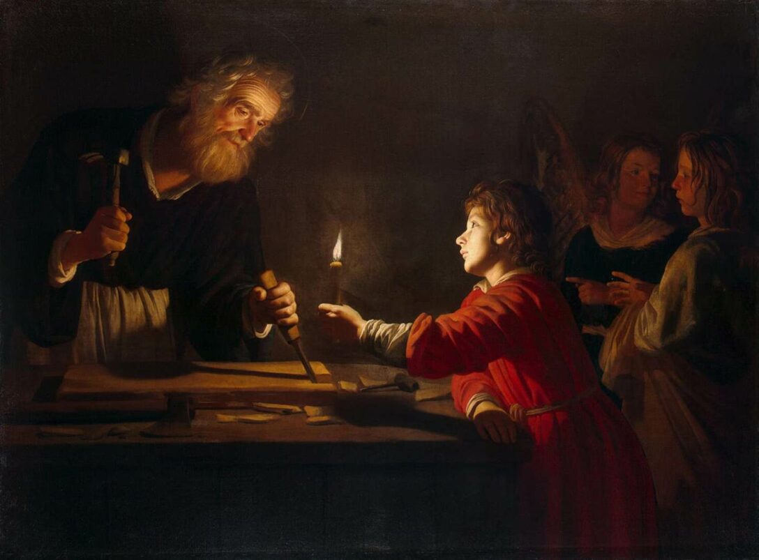 Jesus in the workshop of Joseph